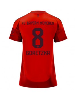 Bayern Munich Leon Goretzka #8 Heimtrikot für Frauen 2024-25 Kurzarm